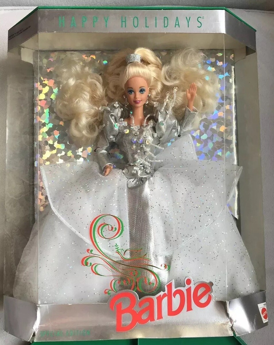 Christmas Holiday Barbie, New With Damaged Box | eBay