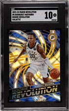 2022-23 Panini Revolution Benedict Mathurin Rookie Galactic SGC 10 Gem Mint