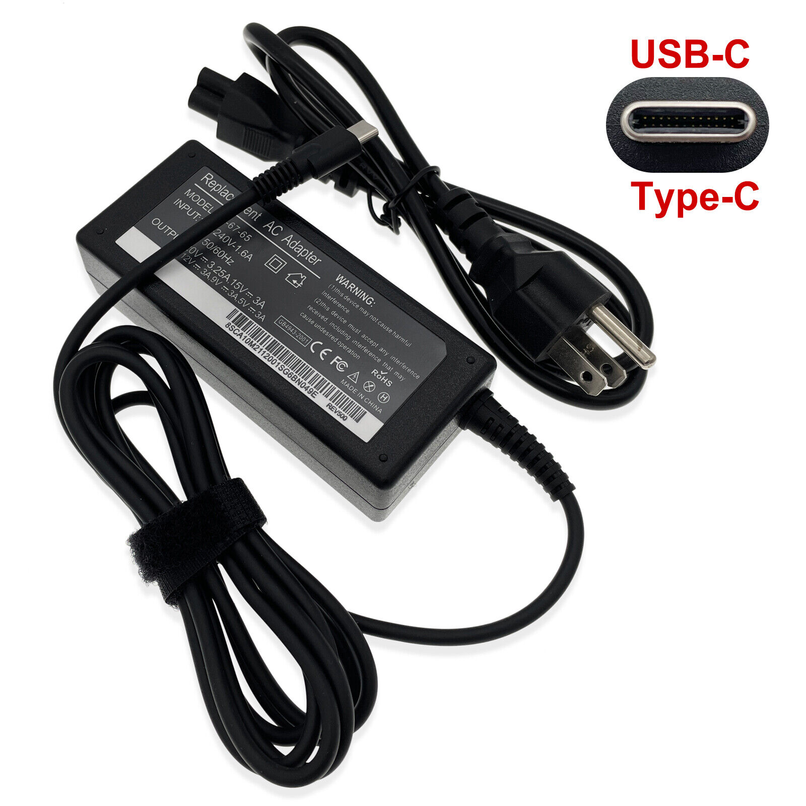 65W USB-C Charger Adapter For Lenovo ThinkPad X1 Carbon Yoga ADLX65YLC3A  NEW | eBay