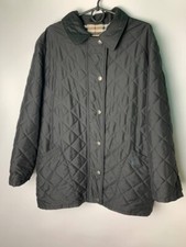 Vintage Y2K designer luxury Burberry Quilted Jacket Size 38 womens