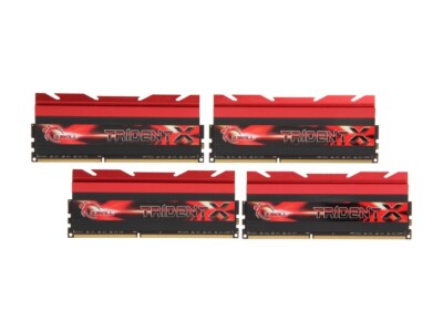 G.Skill 32GB (4 x 8GB) TridentX Series PC3 19200 2400 DDR3 CL F3