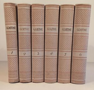 Johann Wolfgang Von Goethe Werke In Auswahl 6 Bande Aufbau Verlag 1949 Ebay