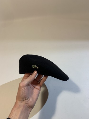 Lacoste vintage mens wool flat cap size 