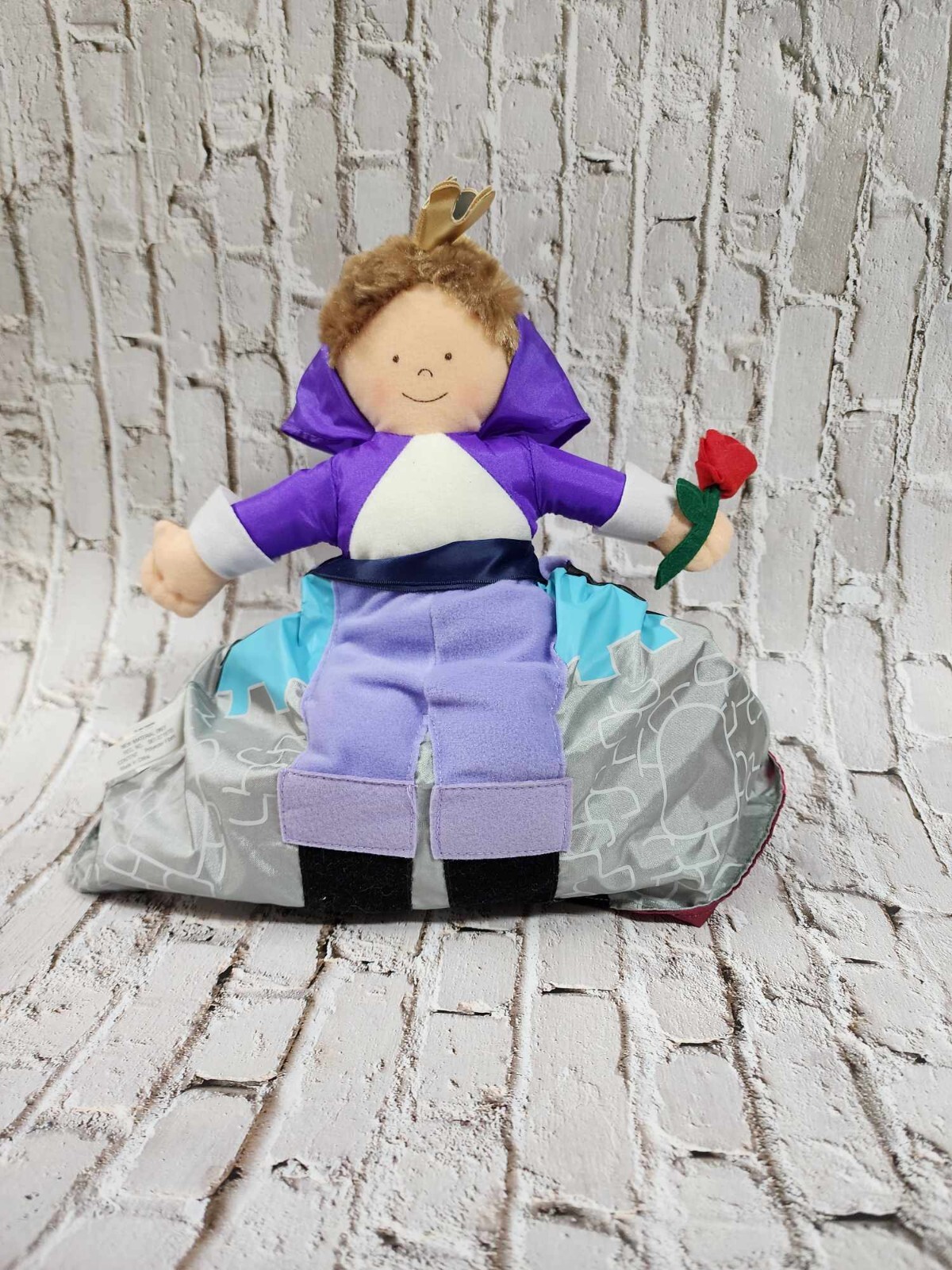 10 inch Beauty and the Beast/Prince Topsy Turvy Doll
