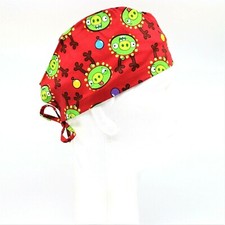 Angry Birds Christmas Reindeer Theme Scrub Hat