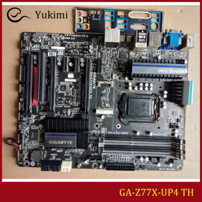 FOR GIGABYTE GA-Z77X-UP4 TH DDR3 DVI HDMI VGA LGA 1155 Motherboard Test OK