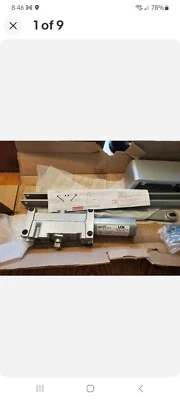 LCN 4013T-STD LH-AL Surface Track Closer,, Interior 12-1/8in. L,LH. 46TZ04