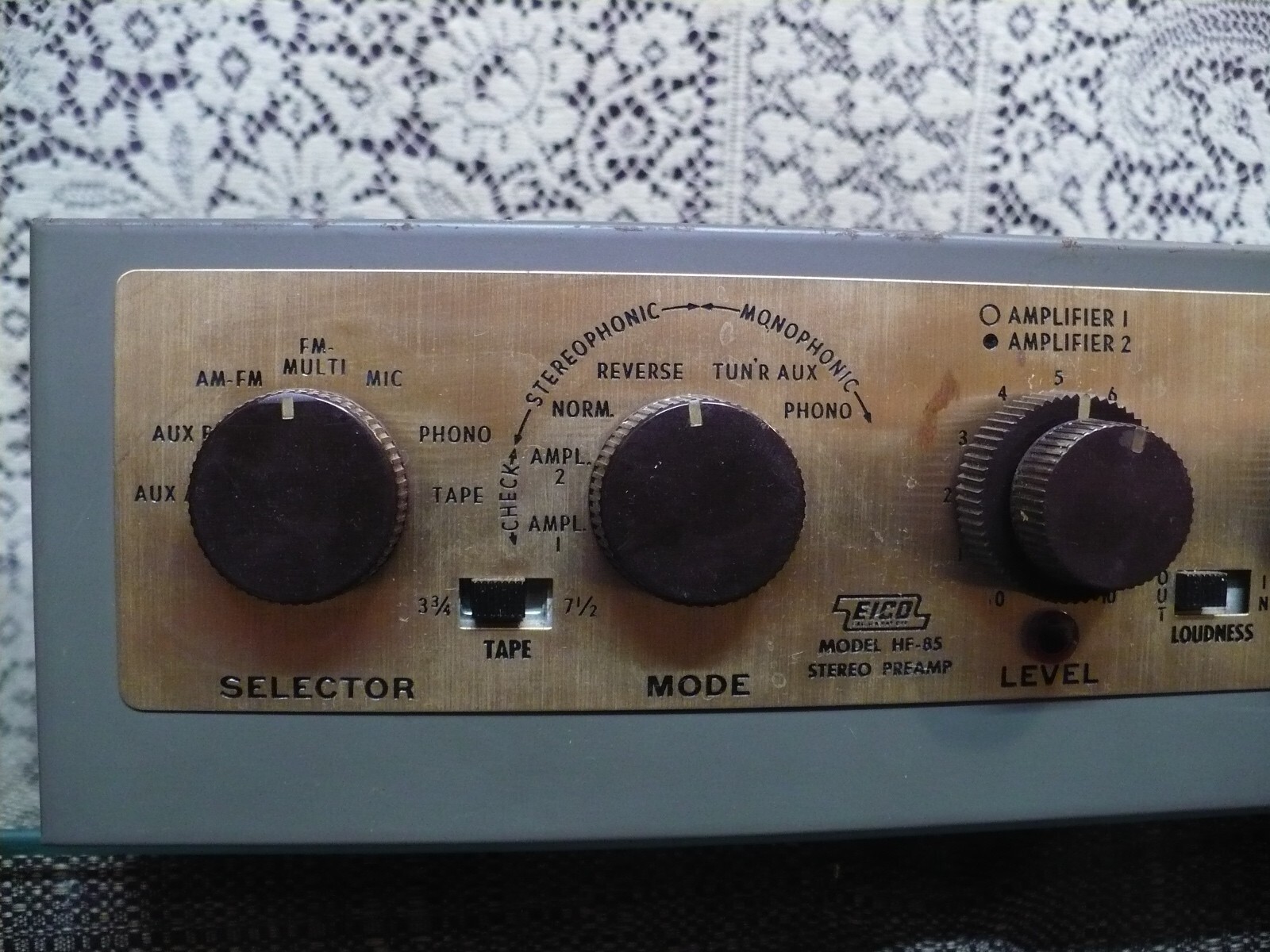 EICO HF85 tube stereo preamplifier vintage preamp eBay