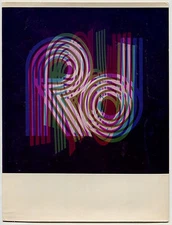 Photo Colors - Initials - Pop - 1960s Vintage Silver Print - 