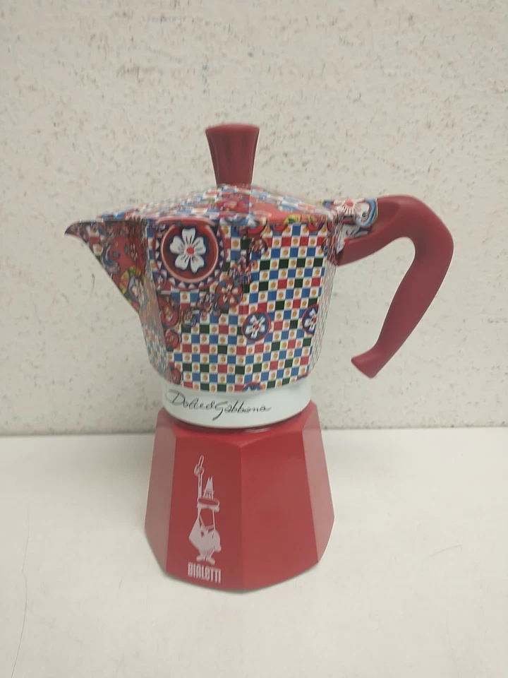 Bialetti Moka Express Dolce & Gabanna Cafetera 6 Tazas Caja Abierta Nunca Usada Foto 2 de 4