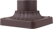 DESIGNERS FOUNTAIN Outdoor Post Light Base, 5.75 Inch Pier Mount for Deck