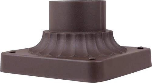 DESIGNERS FOUNTAIN Outdoor Post Light Base, 5.75 Inch Pier Mount for Deck