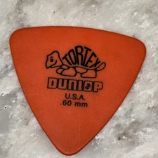 Jim Dunlop Tortex Standard Pick .60MM - 0.60 mm, Orange A1