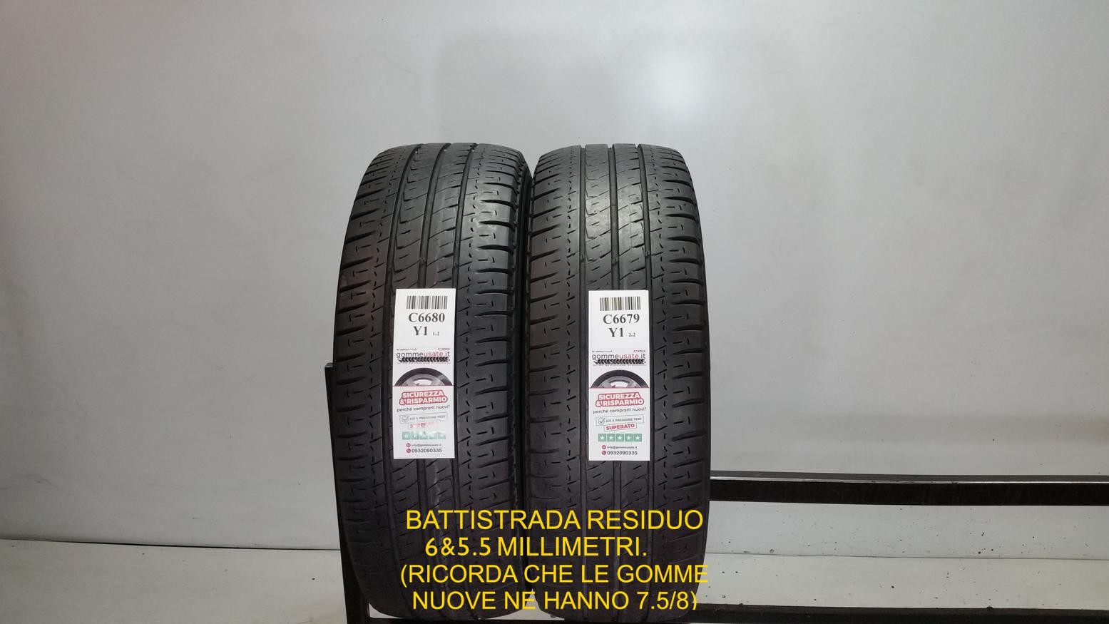 GOMME USATE 235/65R16C 115R MICHELIN AGILIS PNEUMATICI USATI C06680