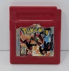 Pokémon: Red Version (Nintendo Game Boy, 1999) Authentic - Damaged Label