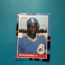 Donruss 1988 Mickey Brantley #610 Seattle Mariners Baseball Trading Card MLB