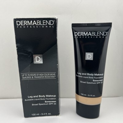 Dermablend Leg Body Full Coverage Foundation 20N LIGHT NATURAL Full Size 3.4 oz