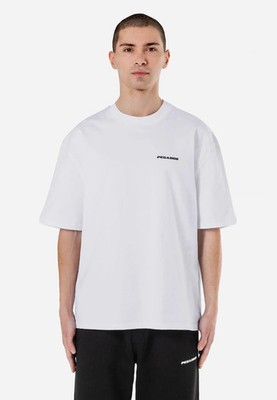 PEGADOR  Logo Oversized Tee [white], M | NEU   Herren Pegador T-Shirt weiß NEW