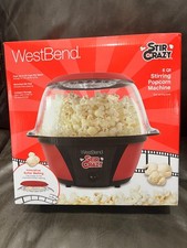 WEST BEND STIR CRAZY 6QT STIRRING POPCORN MACHINE