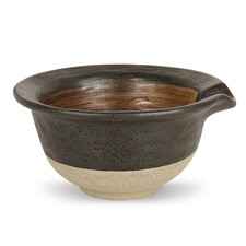 Linkidea Inside Rough Ceramic Texture Shaving Bowl, Soap Lather Black