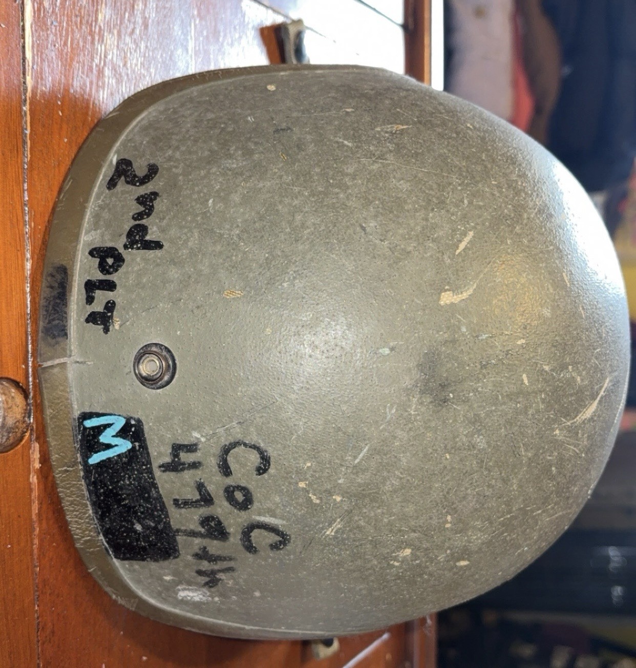 DH-132B Combat Vehicle Crewman (CVC) helmet shell 1995