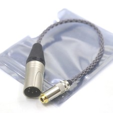 8core Grey 7N OCC 4pin XLR Balanced Male to 4.4mm Female Audio Adapter Cable