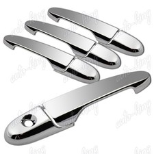 Mirror Chrome Door Handle Cover Covers Caps Trim 8-pcs Fit 06-13 Chevy Impala