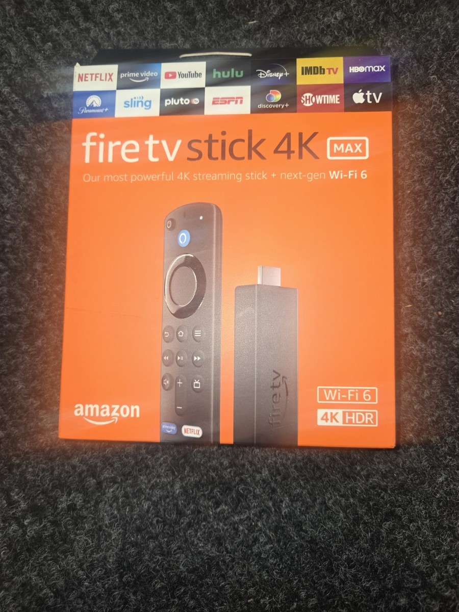 Amazon Fire TV Stick 4K Max Media Streamer with Alexa Voice
