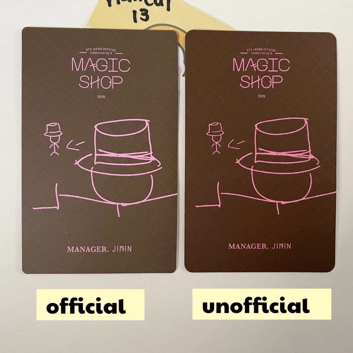 BTS JIN Official Photocard MAGIC SHOP JAPAN Fanmeeting Vol 5 DVD