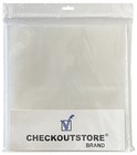 100 COS Clear Plastic CPP for 12" LP Vinyl Record Album Covers (Outer Sleeves) — photo 1