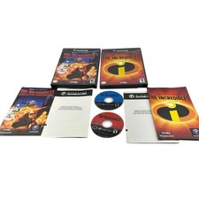 The Incredibles ORIGINAL  And Rise Of The Underminer Nintendo GameCube