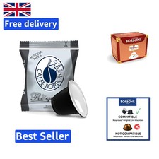 Delightful Borbone Black Blend Coffee Pods - 100 Nespresso Compatible Capsules 0.31 per lighter