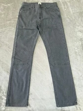 Flint and Tinder Mill Pants Mens 31x32 Gray Double Knee Stretch USA New NWOT