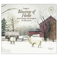 Legacy Publishing Group,  Blessings of the Home by Billy Jacobs 2026 Wall Calend