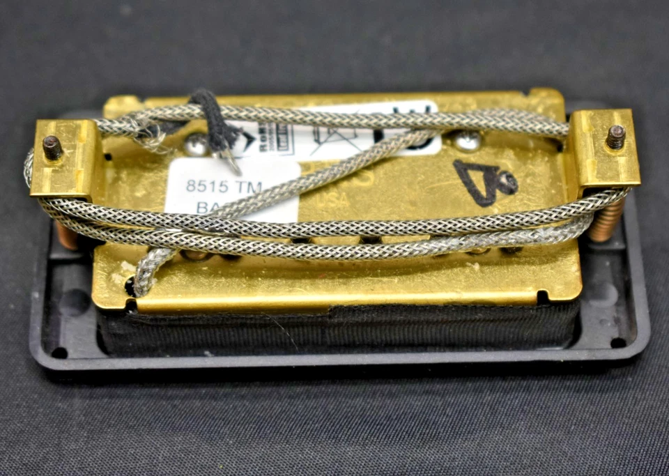 Бас-гитара PRS 8515 TM — звукосниматель хамбакера — черная с черным кольцом и винтами — протестирована 7,7k - Изображение 3 из 4