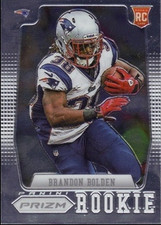 2012 Panini Prizm #240A Brandon Bolden RC - FB