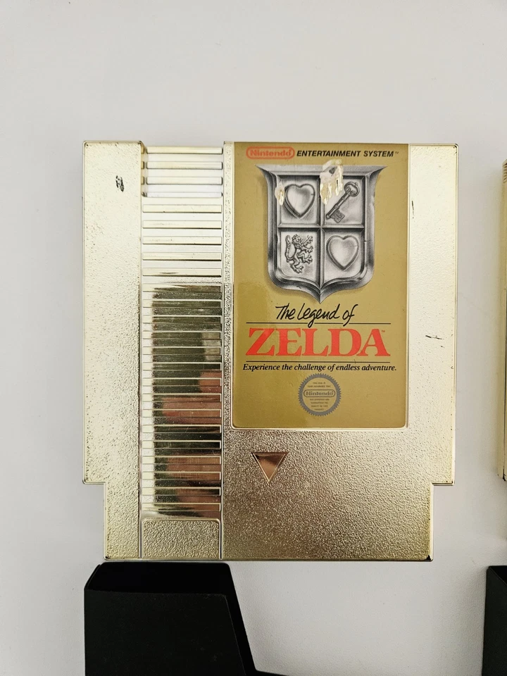 The Legend of Zelda 1 & 2 Adventure of Link Gold NES Nintendo Lot Tested - Image 2 of 4