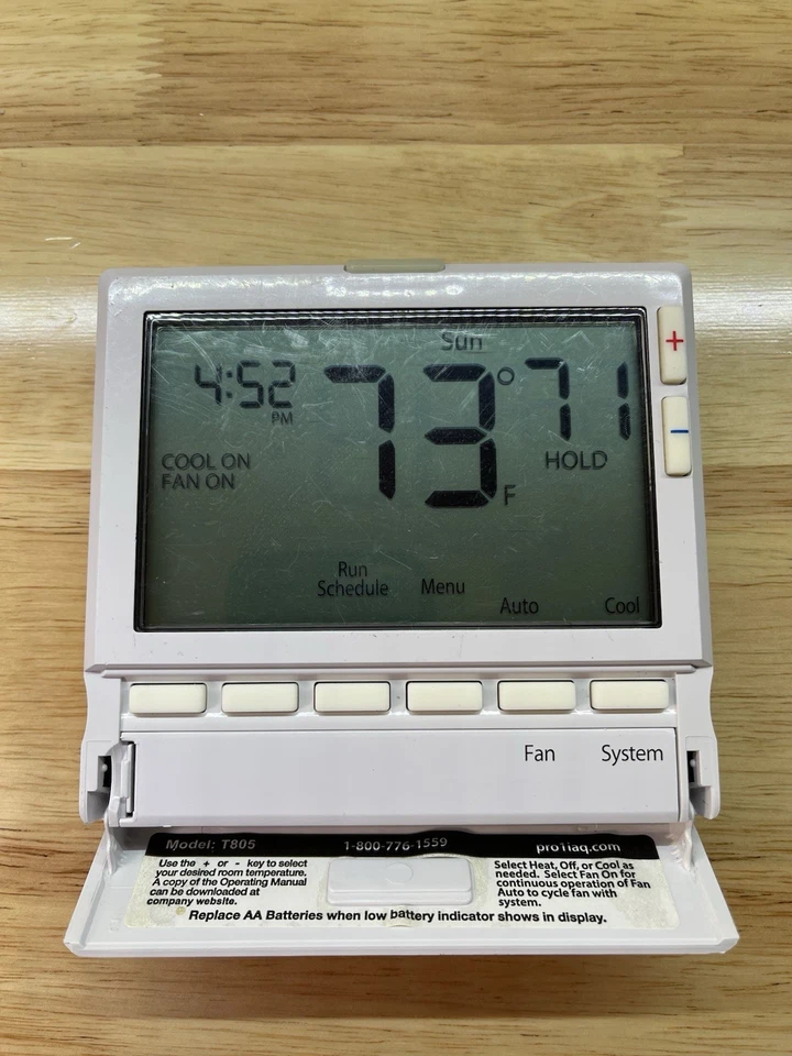 PRO1 IAQ T805 7 Day or 5/1/1 Progammable Electronic Thermostat - Image 2 of 4