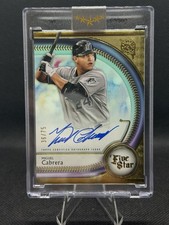 2025 Topps Five Star, Miguel Cabrera Autograph /75 🔥📈🔥HOF2029