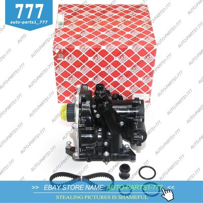 FEBI Water Pump Thermostat Housing Assy For Audi VW 2.0T 1.8T EA888 Gen3 Engine