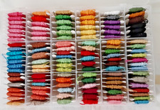 110 Assorted Colors Needlecraft Embroidery Cross Stitch Floss Thread in Case 8