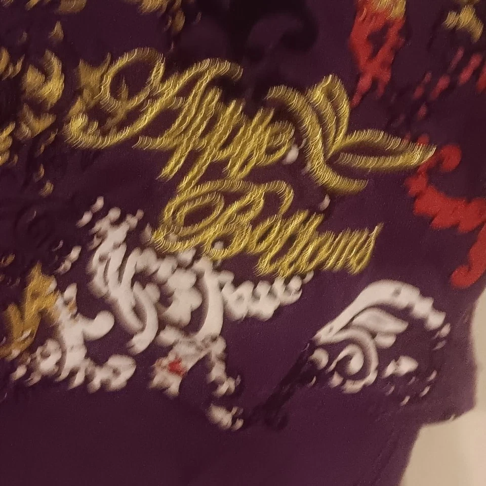 Apple Bottoms Girls 10/12 Shirt 3/4 sleeve Gold Accents - Image 3 of 4