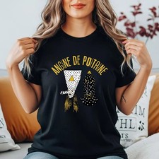 T-shirt unisex Angine De Poitrine Music Band, maglietta band unisex amante della musica