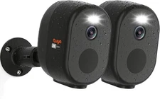 2PACK 2.4G/5G Wifi Outdoor Security Camera Night Vision Wireless 1080P Battary