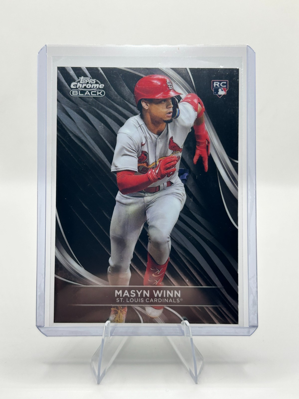 Masyn Winn #46 (RC) - 2024 Topps Chrome Black - St. Louis Cardinals