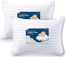 Pillow White, 2 Pack , 14x19 Small Pillow for , Soft and Breathable Cotton B...
