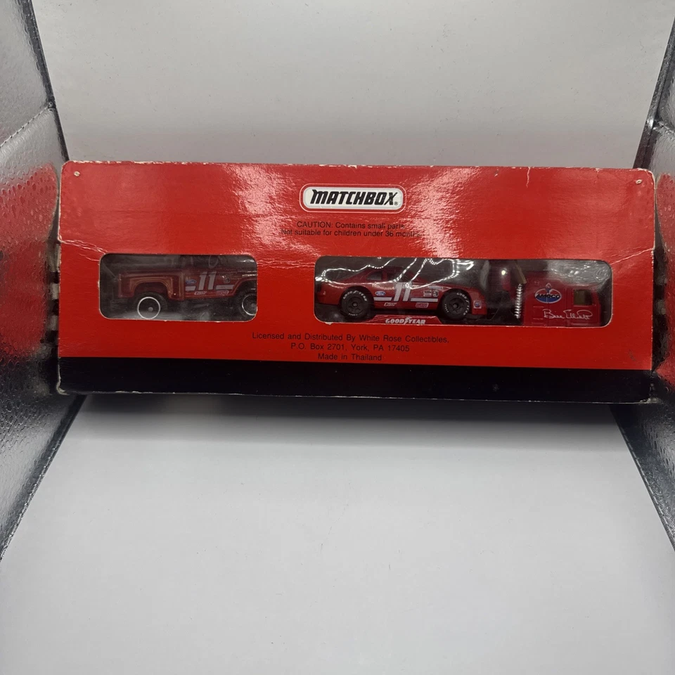Matchbox Super Star Team Convoy 1992 Bill Elliott #11 AMOCO Goodyear NASCAR Foto 3 de 3