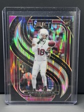 MARVIN HARRISON JR. - 2024 Select Black & Red Shock Prizm Premiere Level RC #115