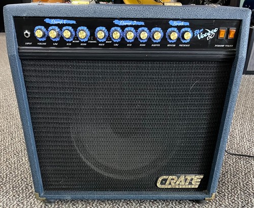 Crate Blue Voodoo 60 , 60 watt 1 x 12" all tube guitar combo amp - BV60C