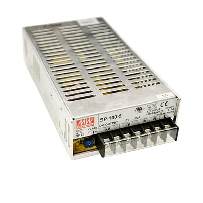 Mean Well SP-100-5 Power Supply AC to DC 100W 5V 20A LED Display SMPS
